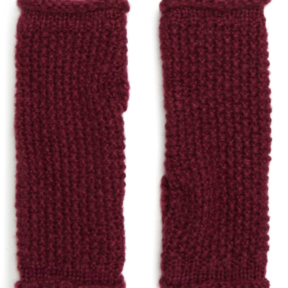 🆕️ REBECCA MINKOFF Simple Solid Wrist Warmers - Picture 5 of 5